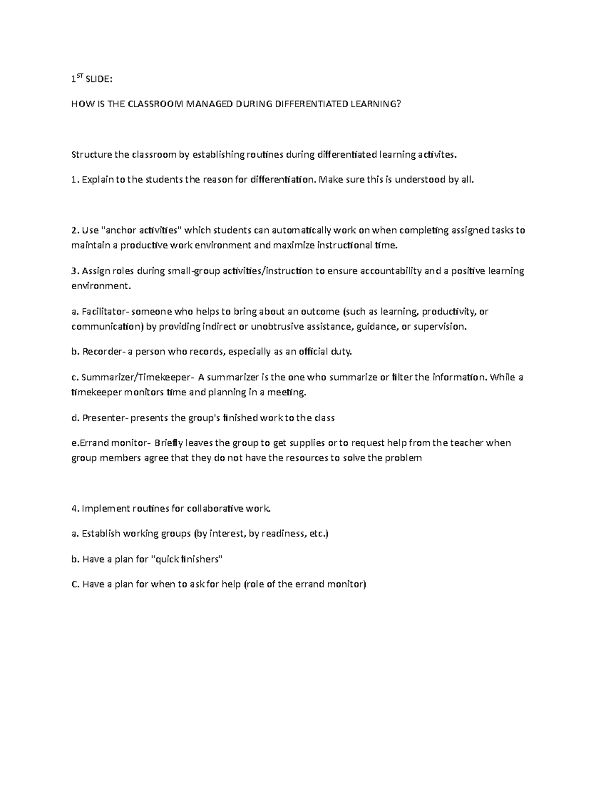 Report IN PROF ED 105 - Foundations of Special and Inclusive Education ...