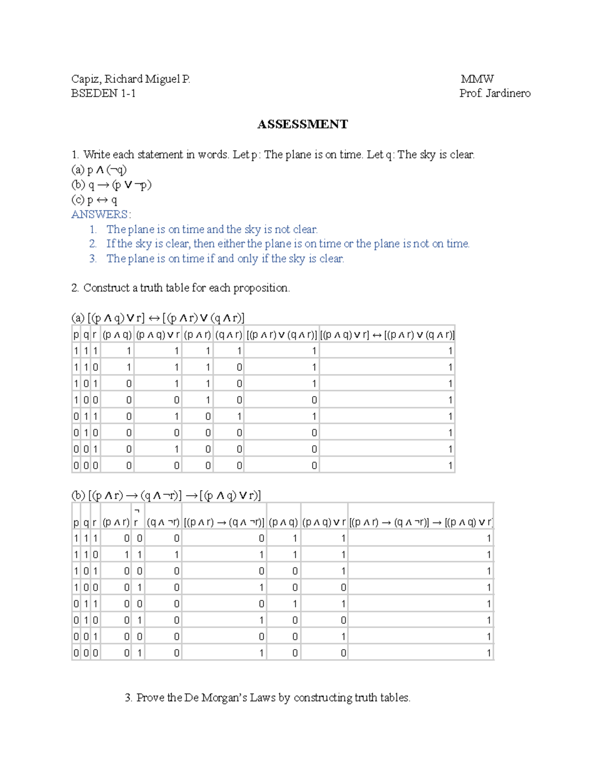 Capizdmmwcopy 2 - MMW module activity - Capiz, Richard Miguel P. MMW ...