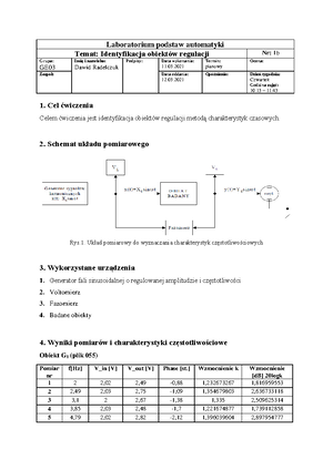 Teoria Pola Sprawozdanie - Wydział Elektrotechniki I Informatyki PL ...