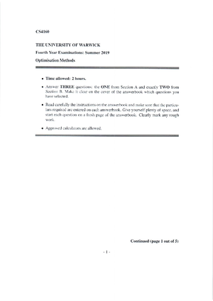 CS419 Quantum Computing - THE UNIVERSITY OF WARWICK LEVEL 7 Open Book ...
