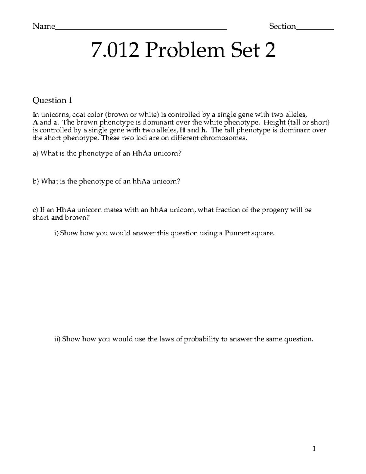 biology assignment 2022