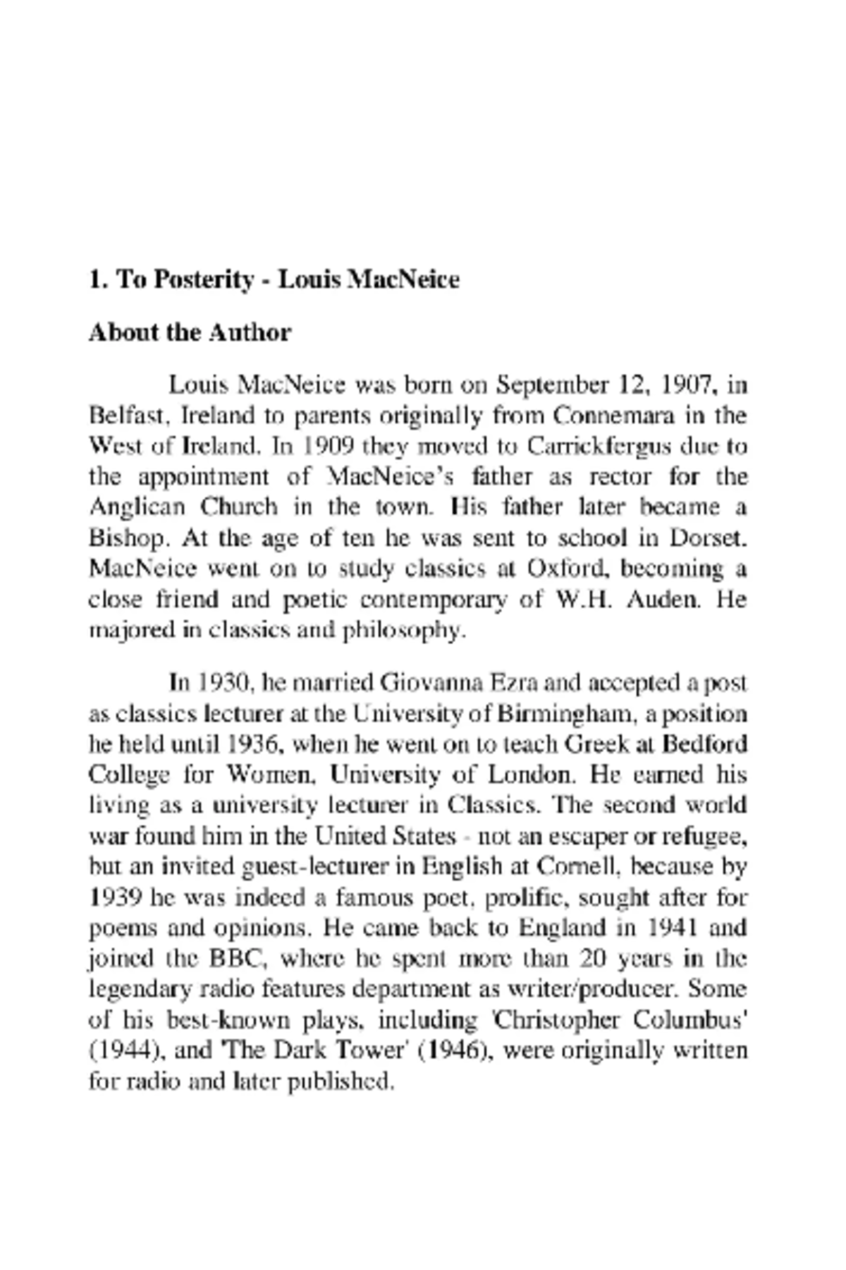 Posterity In English: What Is Posterity – KIRC
