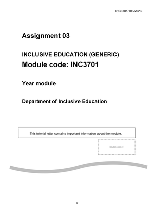 ISR3702 Self-Assessment Assignment - ISR3702/10 2 / 1 / 2023 Tutorial ...