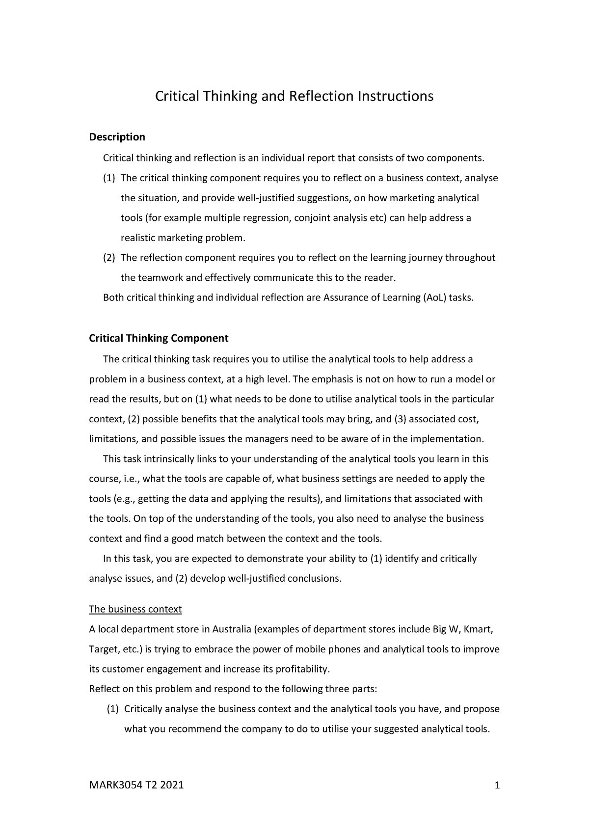 week 7 assignment critical thinking activity fys