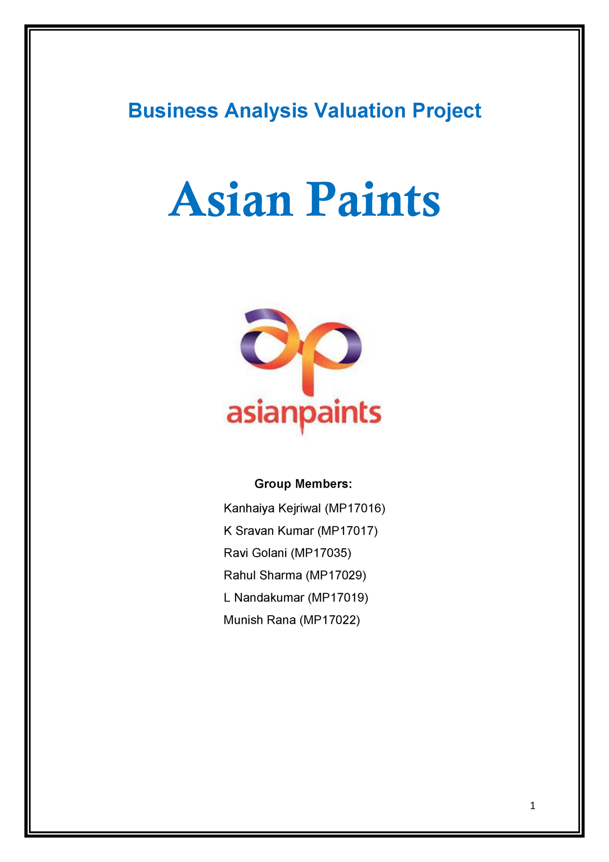 Jobs in asian paints for mba- marketing