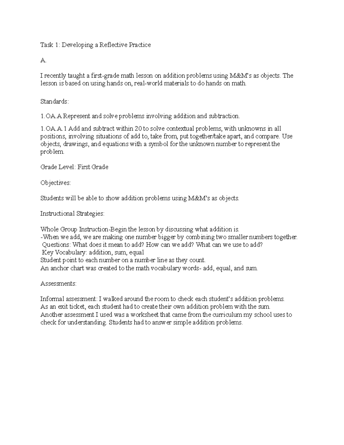 reflective-practicioner-task-1-task-1-developing-a-reflective