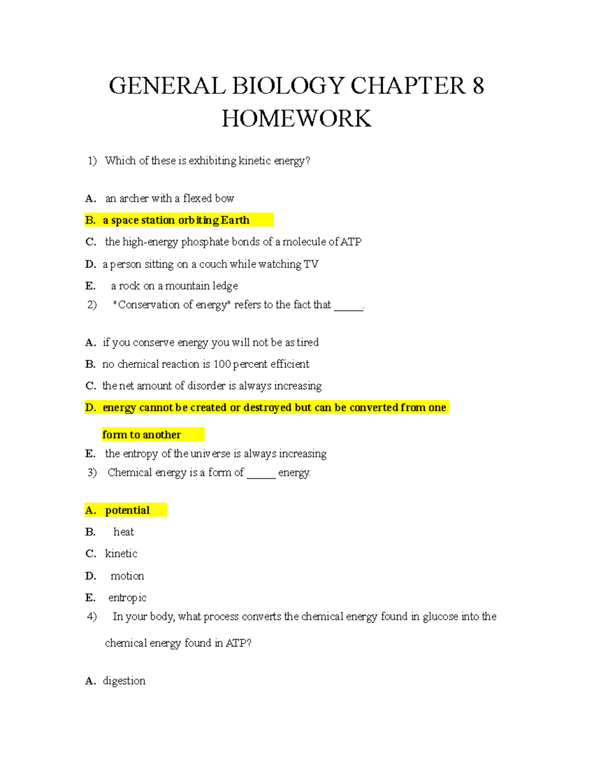 bio 277 unit 8 homework