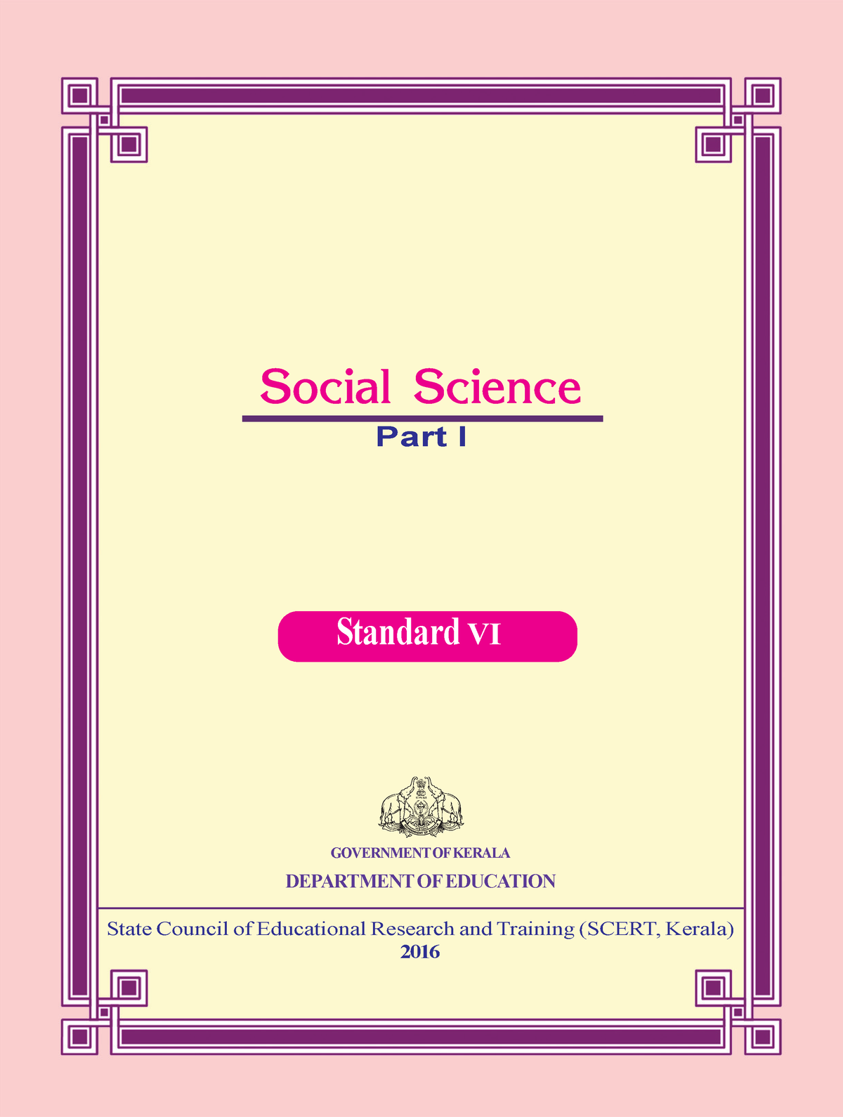 Scert Kerala State Syllabus 6th Standard Social Science Textbooks ...