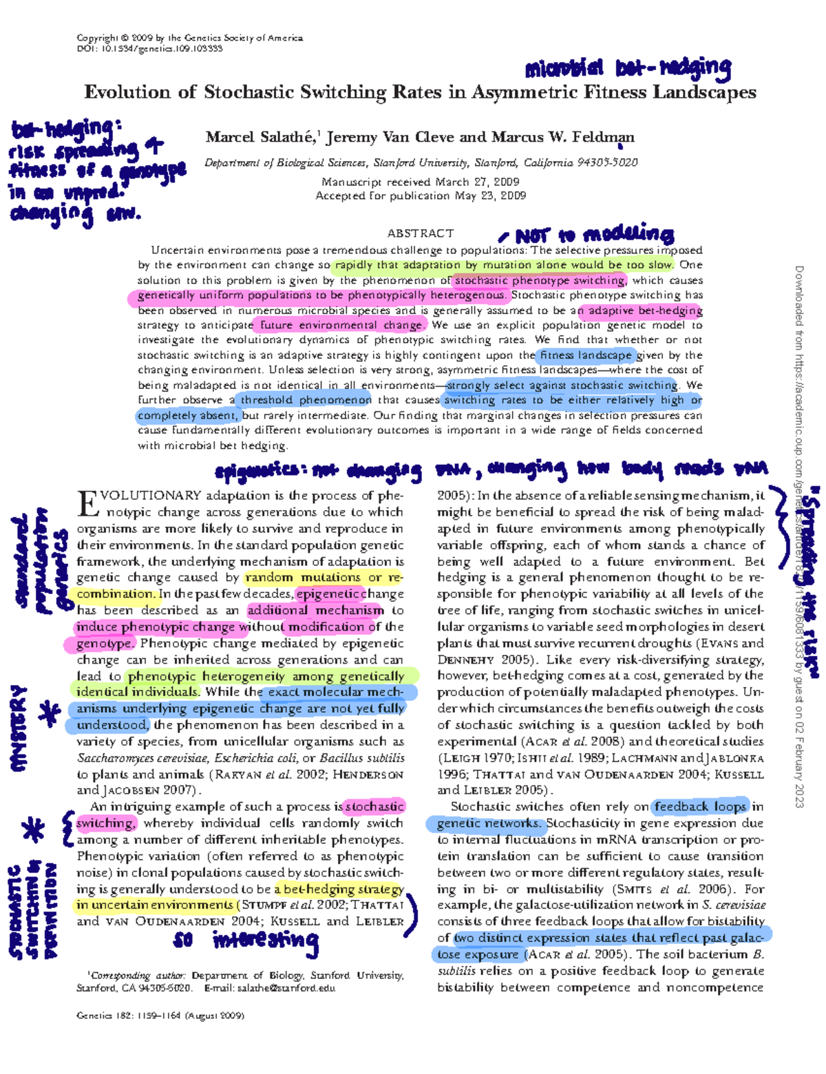 research paper about genetic mutation