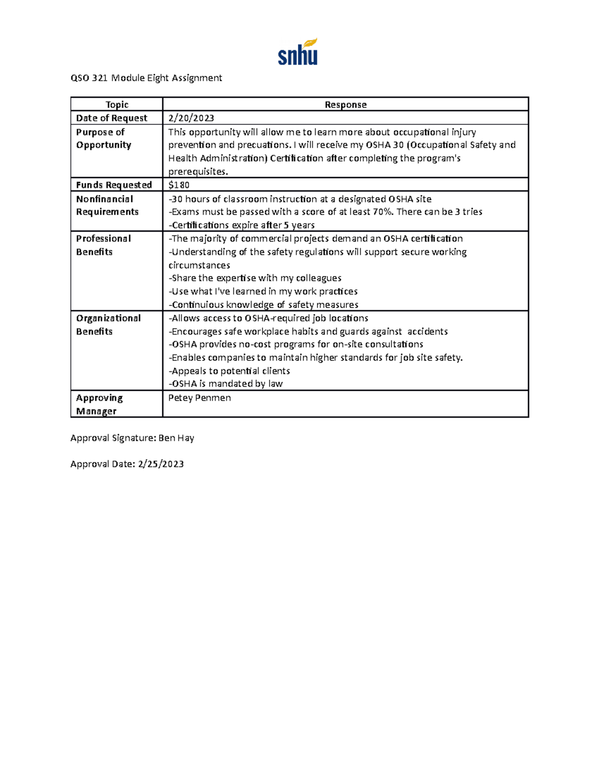 QSO 321 8-2 Assignment - QSO 321 Module Eight Assignment Topic Response ...