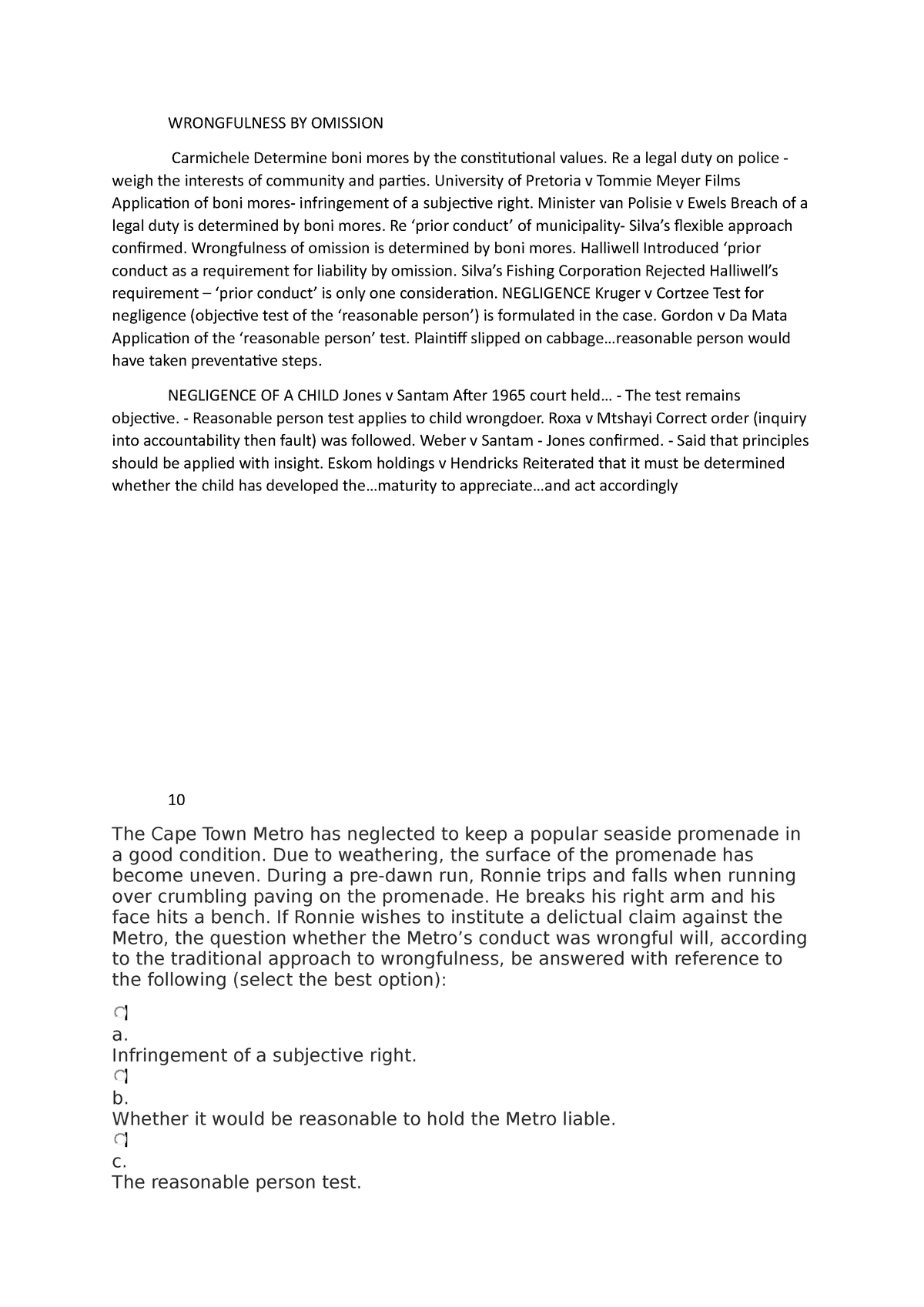 Cases and mcq - combination og my assignments and mcq questions for ...