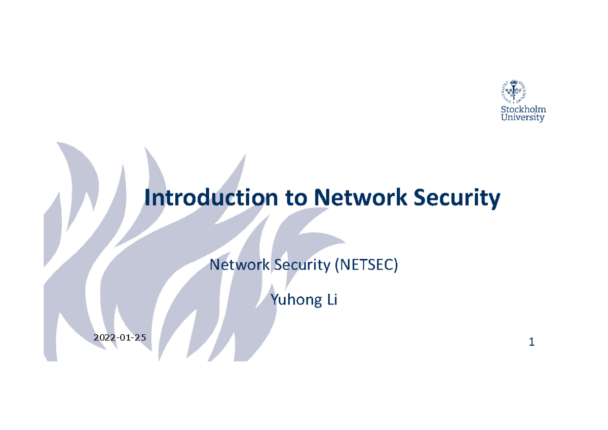 network security master thesis pdf