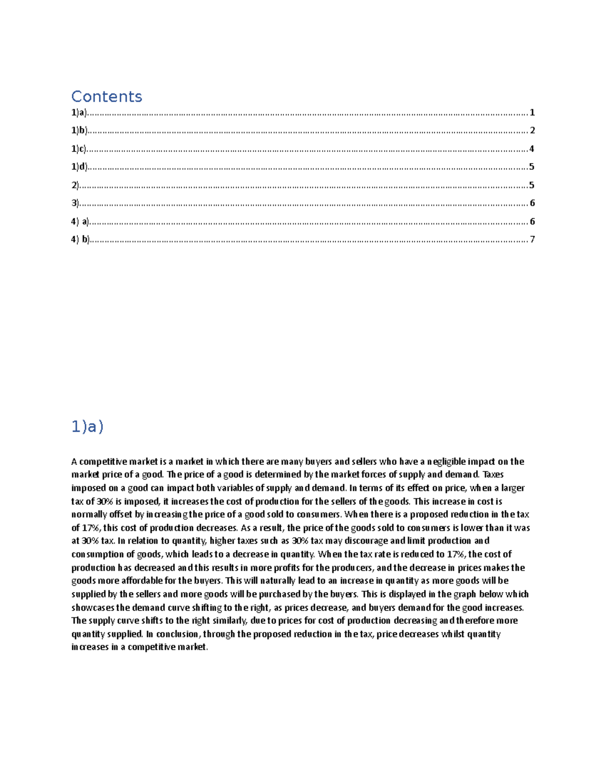 MAE101 - assignment - Contents - Studocu