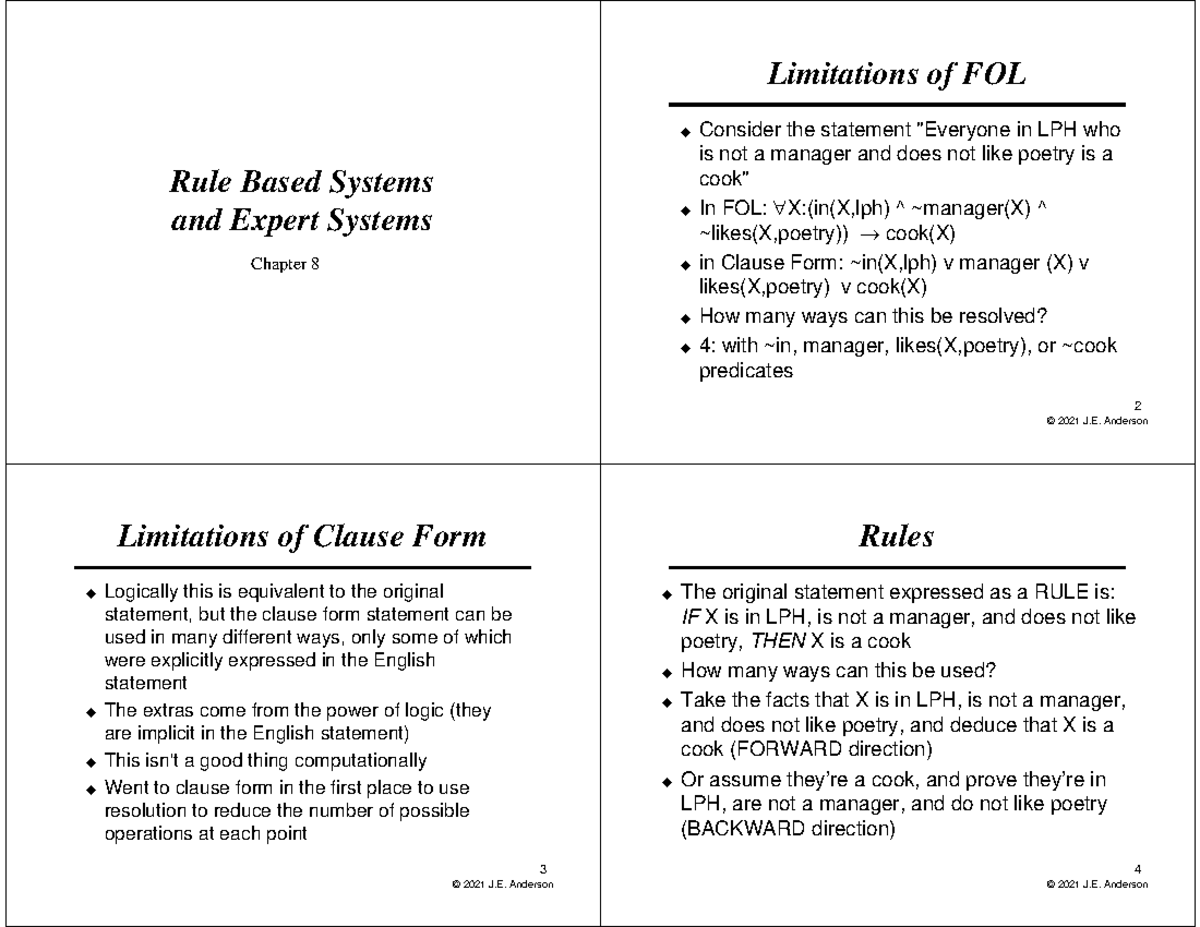 Case Based Systems Example