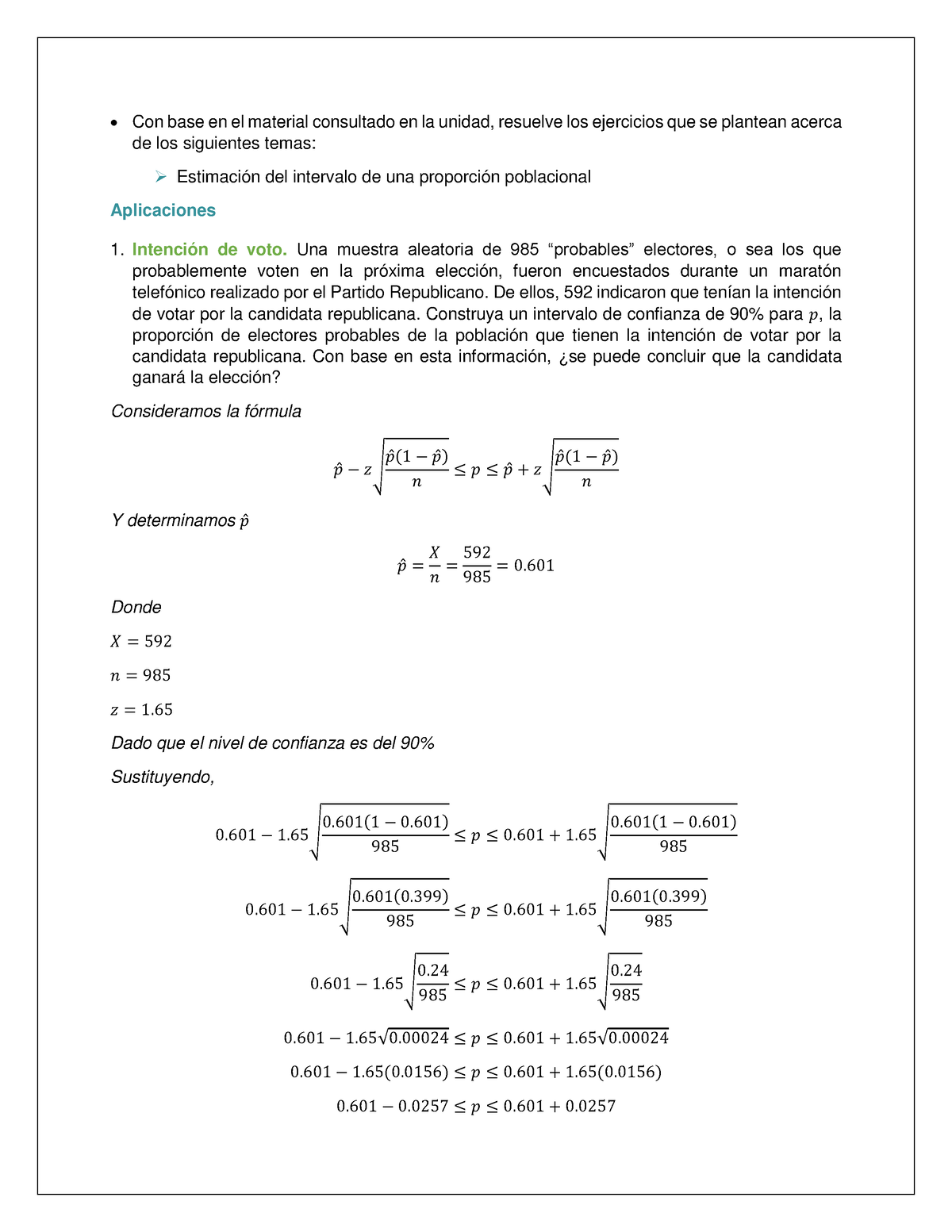 A4 Estadistica Inferencial Con Base En El Material Consultado En La