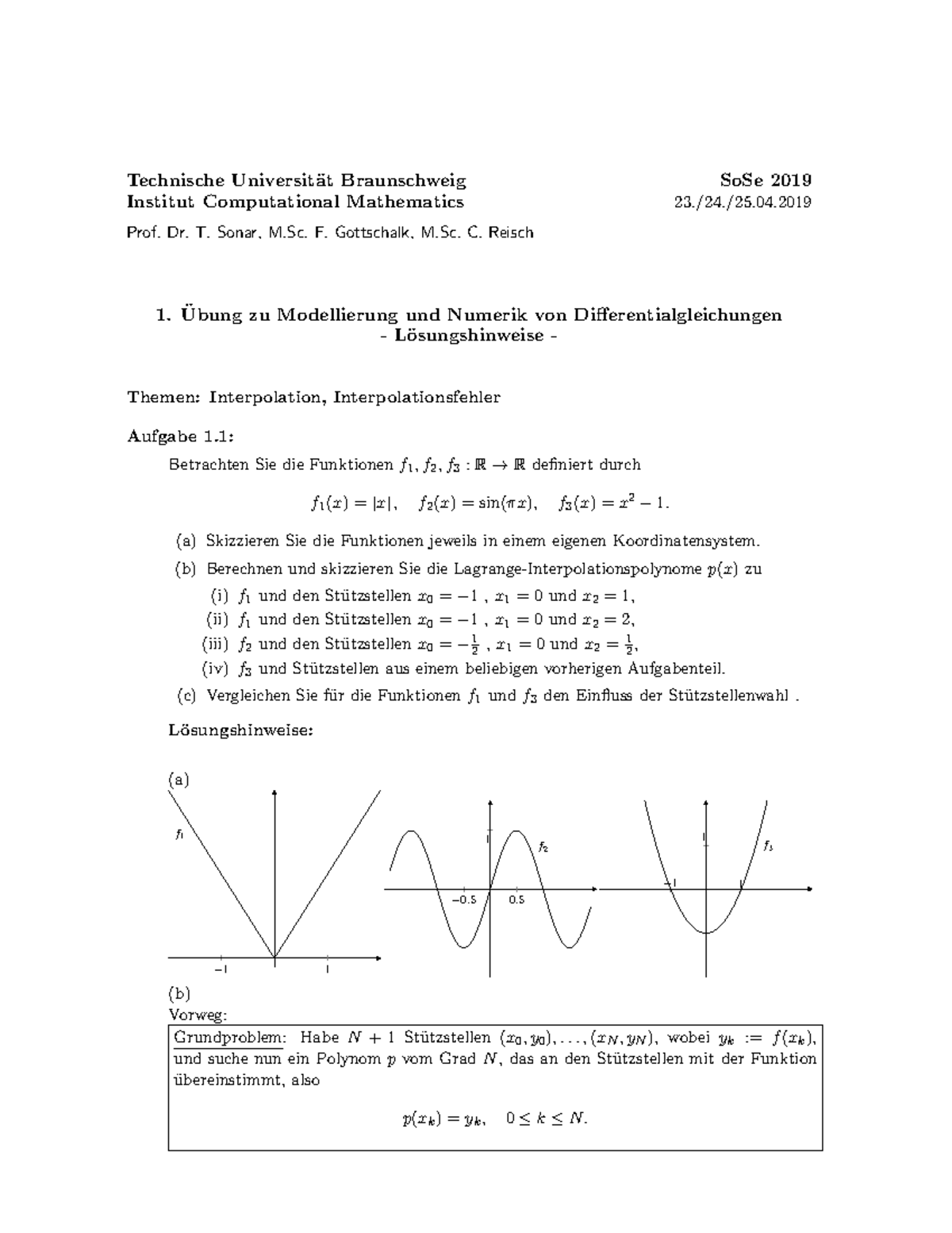 Übungsblatt 01 Lösungshinweise Für Uebungsblatte 01 Auf - Technische ...