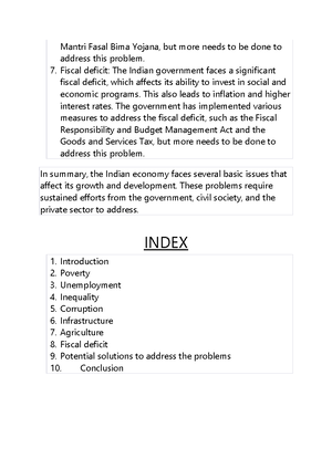Problems OF Indian Economy Basic Issues - PROBLEMS OF INDIAN ECONOMY ...