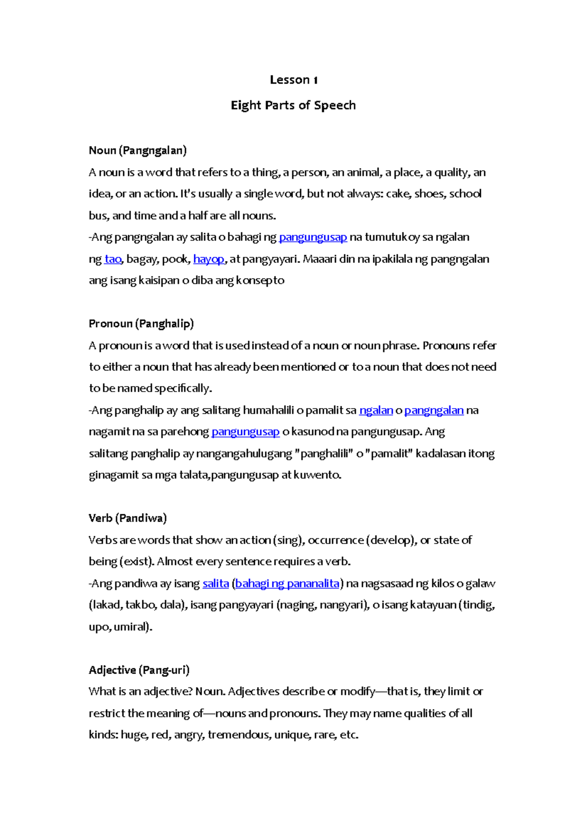 eight-parts-of-speech-lesson-1-eight-parts-of-speech-noun-pangngalan