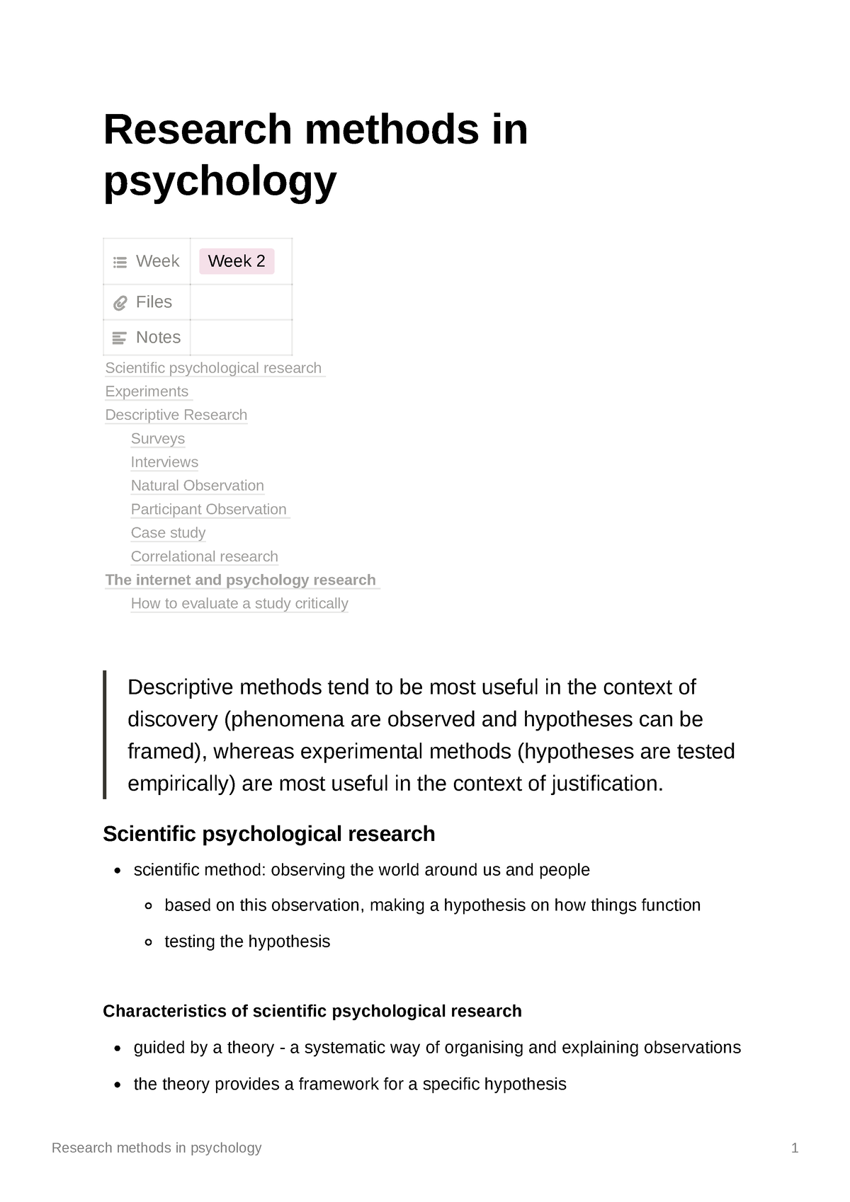 psychology dissertation methods section