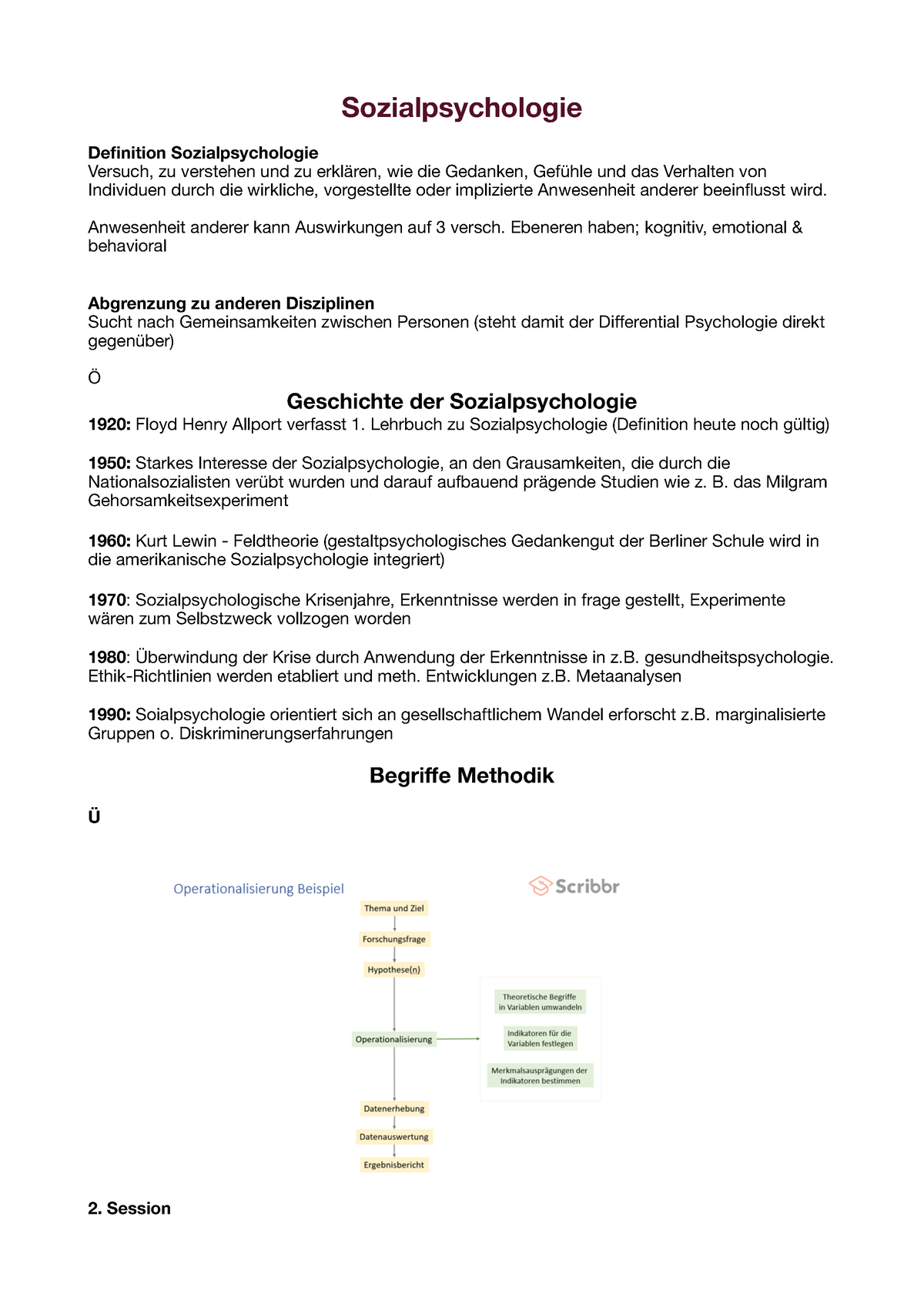 Sozialpsychologie Zusammenfassung - Sozialpsychologie Definition ...