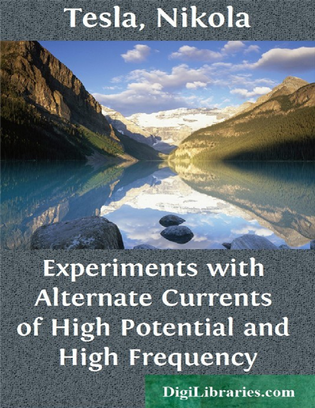 Experiments with Alternate Currents of High Potential and High ...