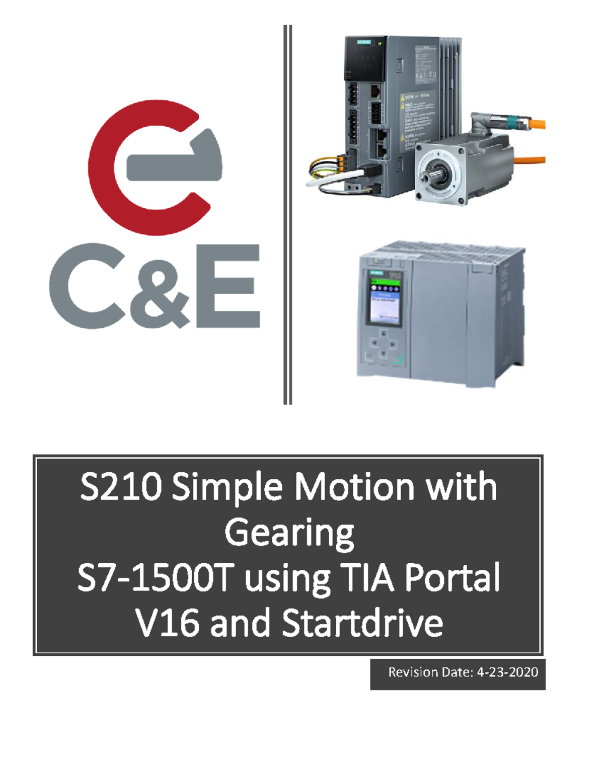 S210 Simple Motion with Gearing 002 S 210 Simple Motion with Gearing