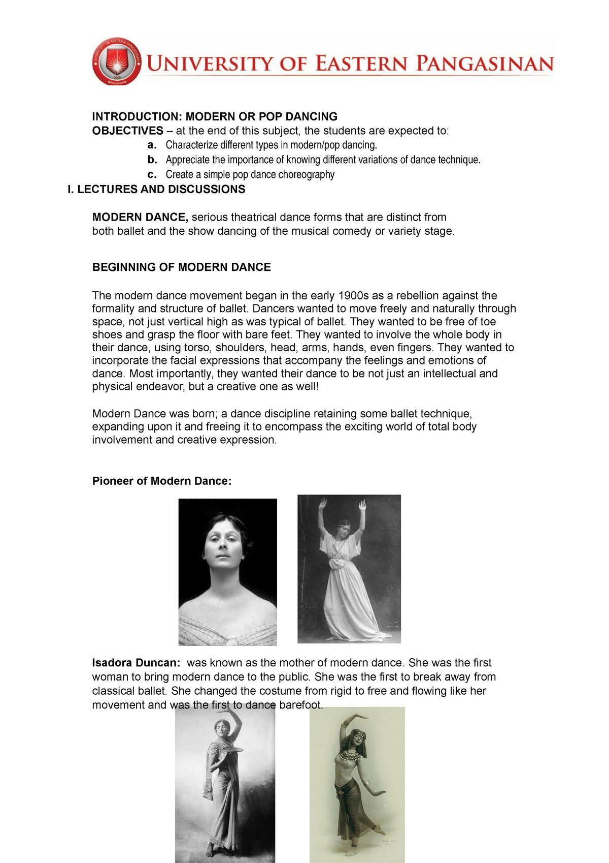 modern-dance-module-introduction-modern-or-pop-dancing-objectives