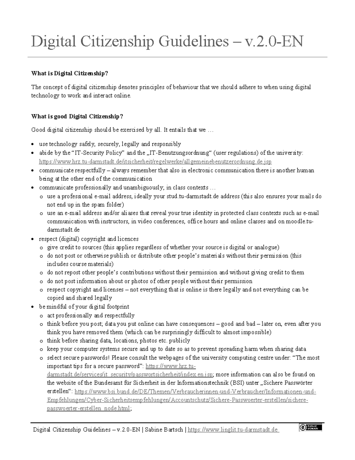 Digital Citizenship Guidelinesv2EN Digital Citizenship Guidelines