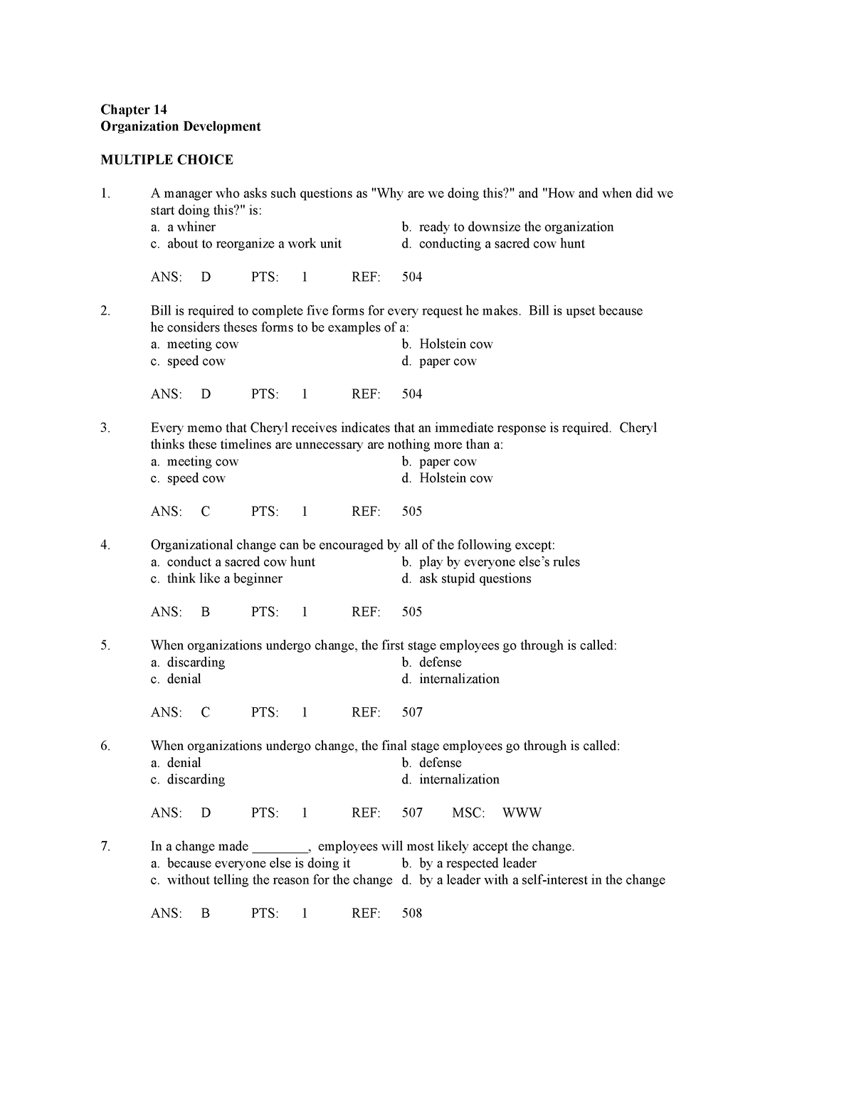 Aamodt 7e Chapter 14 Tb - Sadasdsadas - Chapter 14 Organization 