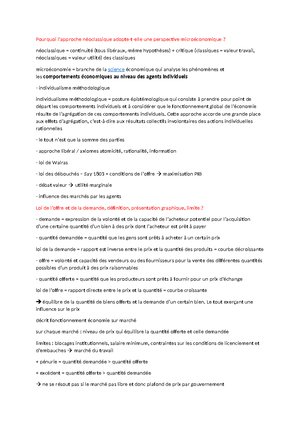 La Nouvelle Économie Keynésienne La Nouvelle Économie Keynésienne