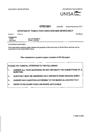 Cpd1501 May June Exam Question Paper 2 University Examinations May June 2023 Cpd Citizenship Cpd1501 May June Exam Question Paper 2 University Examinations May June 2023 Cpd Citizenship