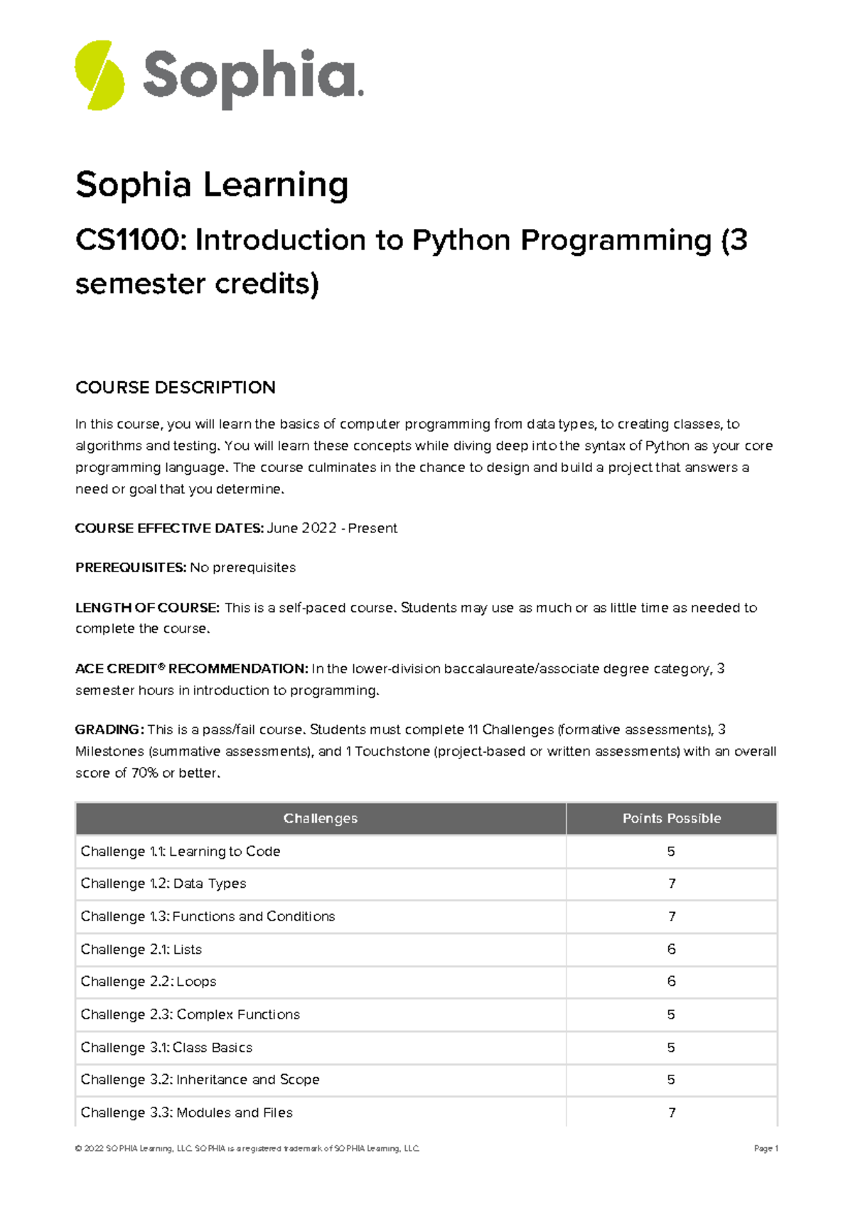 Sophia-introduction-to-python-programming-syllabus - Sophia Learning ...