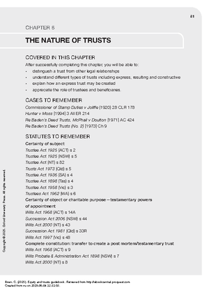 Chapter 2 - notes - 23 2 THE NATURE OF EQUITY INTRODUCTION Ch2 This ...