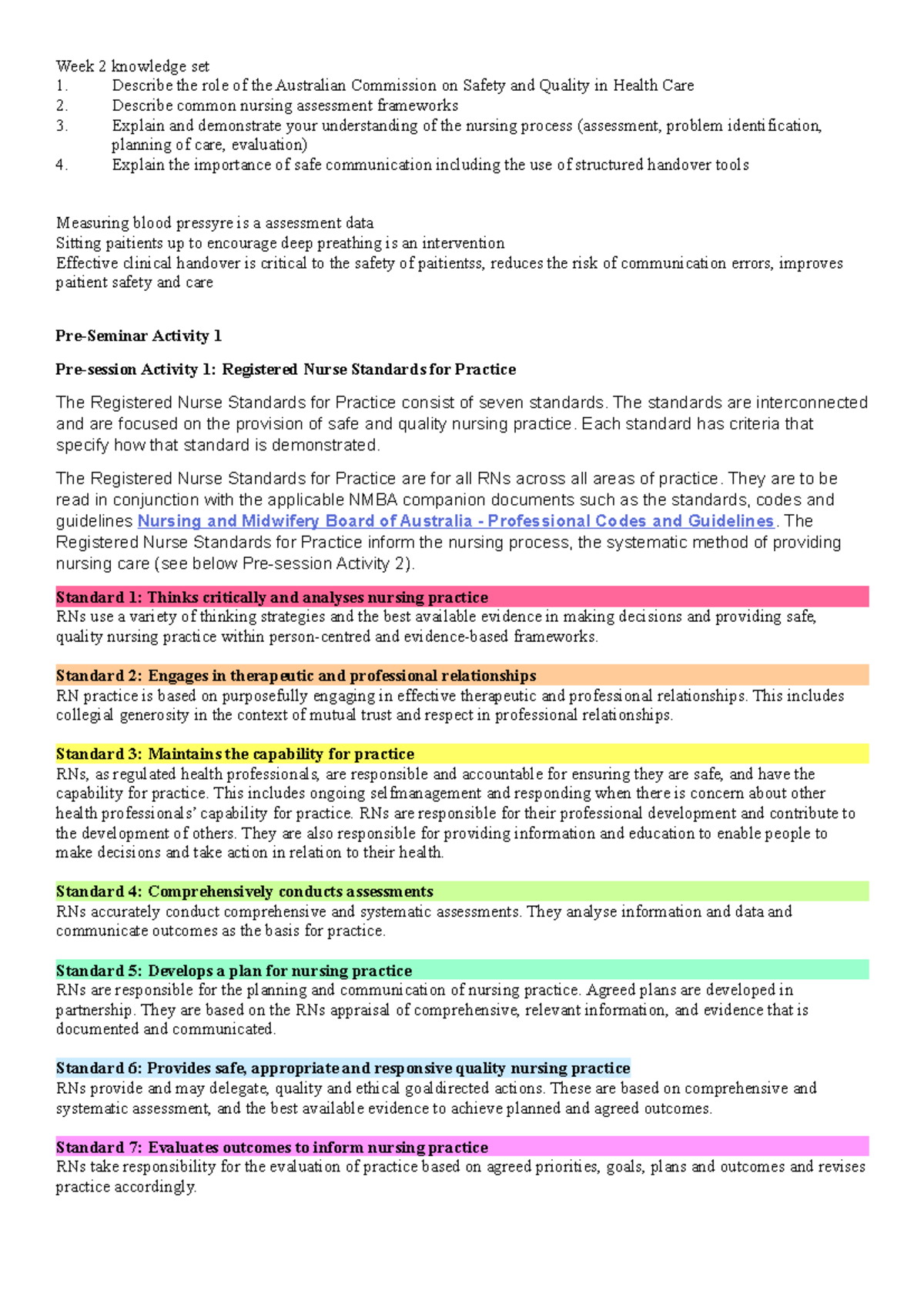 week-2-nursing-framework-handovers-week-2-knowledge-set-describe-the