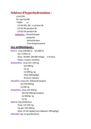 Medicament En Pediatrie Commande Optimale Studocu