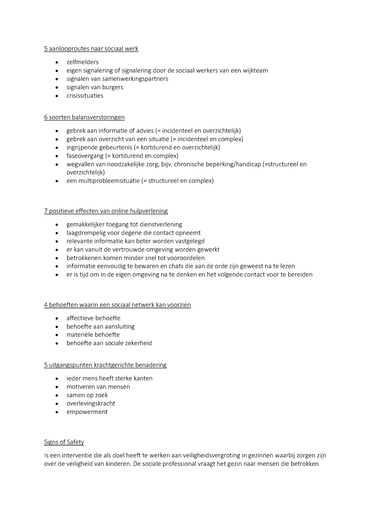 Methodisch Werken Korte Samenvatting - NTI - Studeersnel