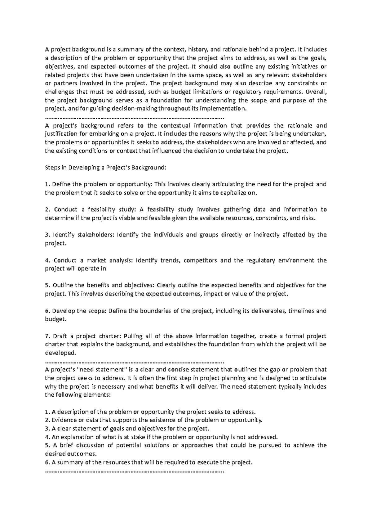 parts-of-a-project-proposal-a-project-background-is-a-summary-of-the