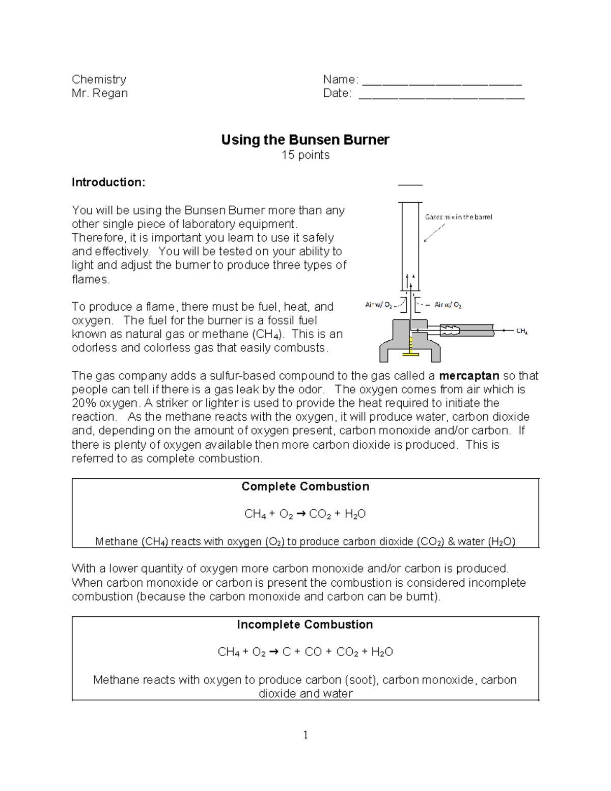 Cameron Goodman - Bunsen Burner Lab -Regan - Chemistry Name ...