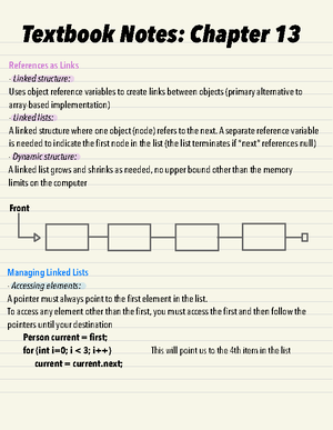 Java Foundations Textbook Notes: Chapter 11 - Textbook Notes: Chapter ...