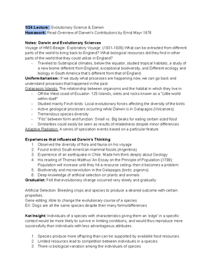 ANTH 2020 Notes Week 8 Mar 7-9 - Tuesday, March Lecture Notes Human ...