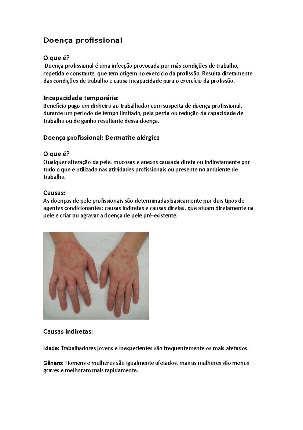 Cópia de Doença Profissional - Doença profissional O que é? Doença ...