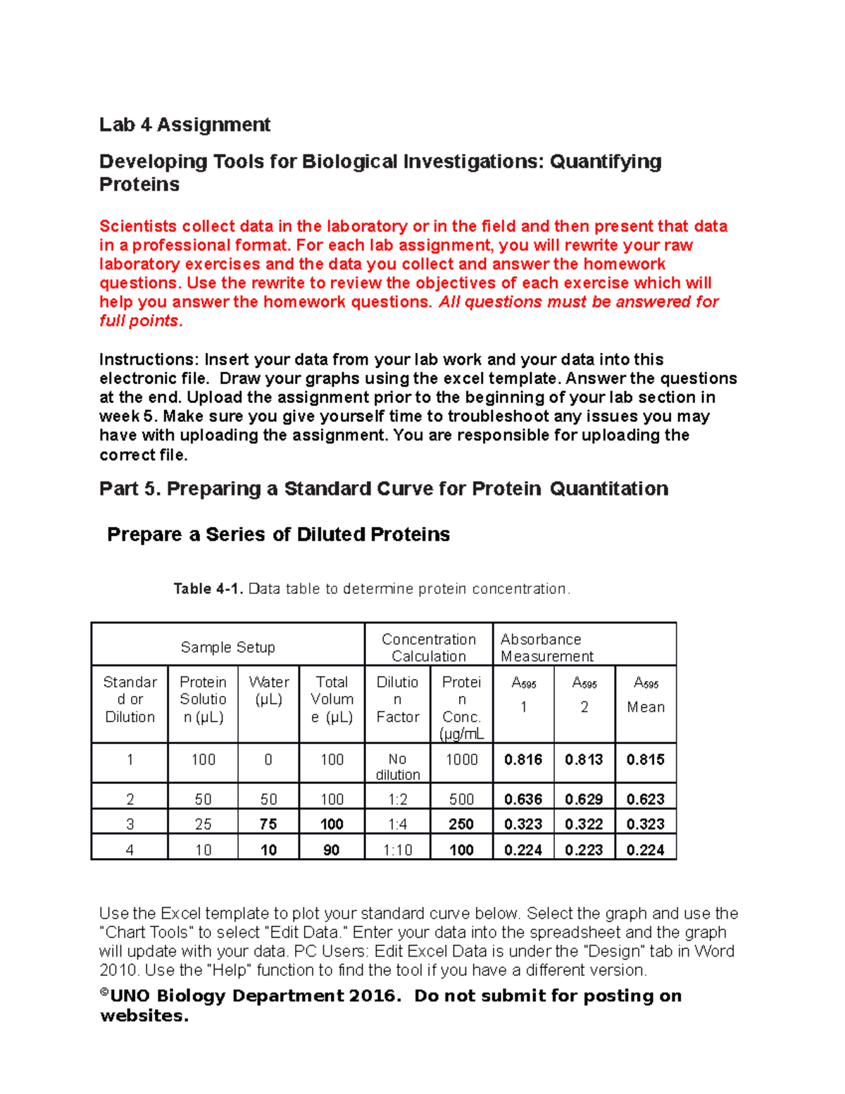 biology assignment 4