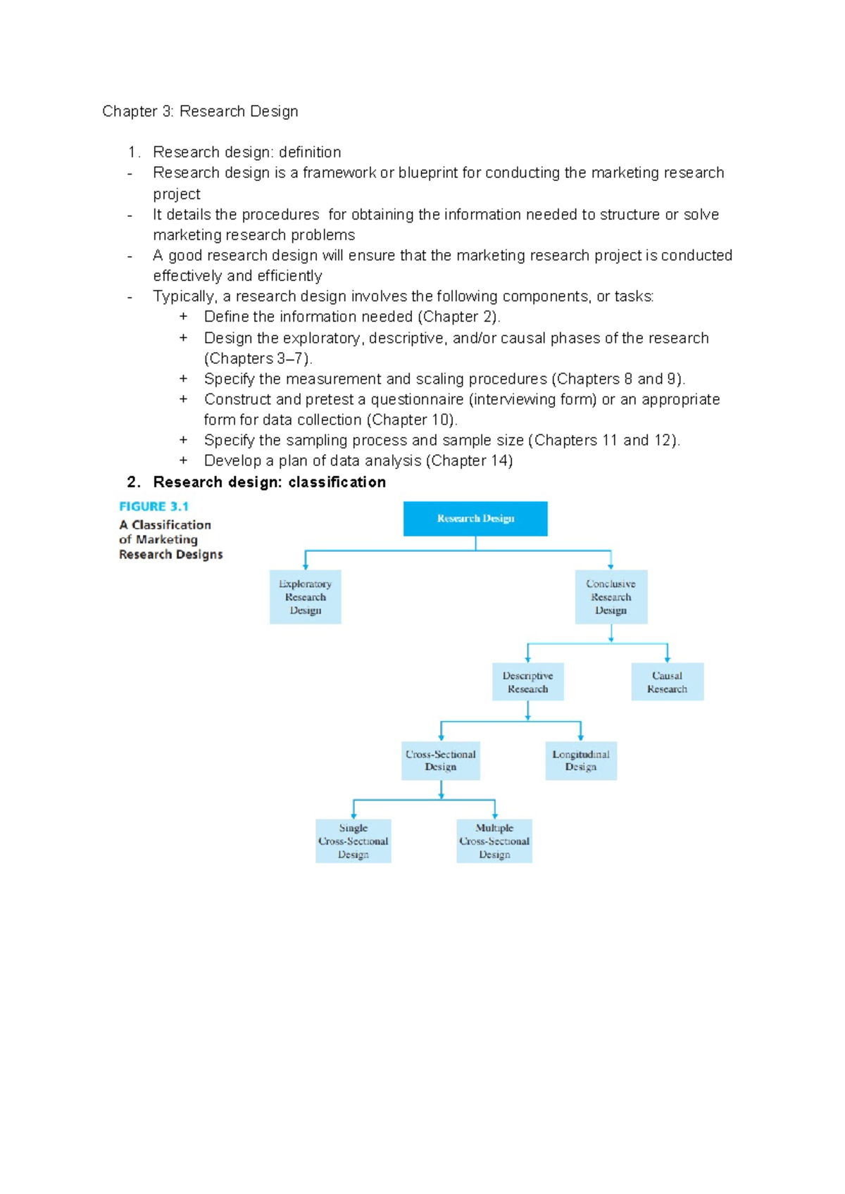 research design process in brm