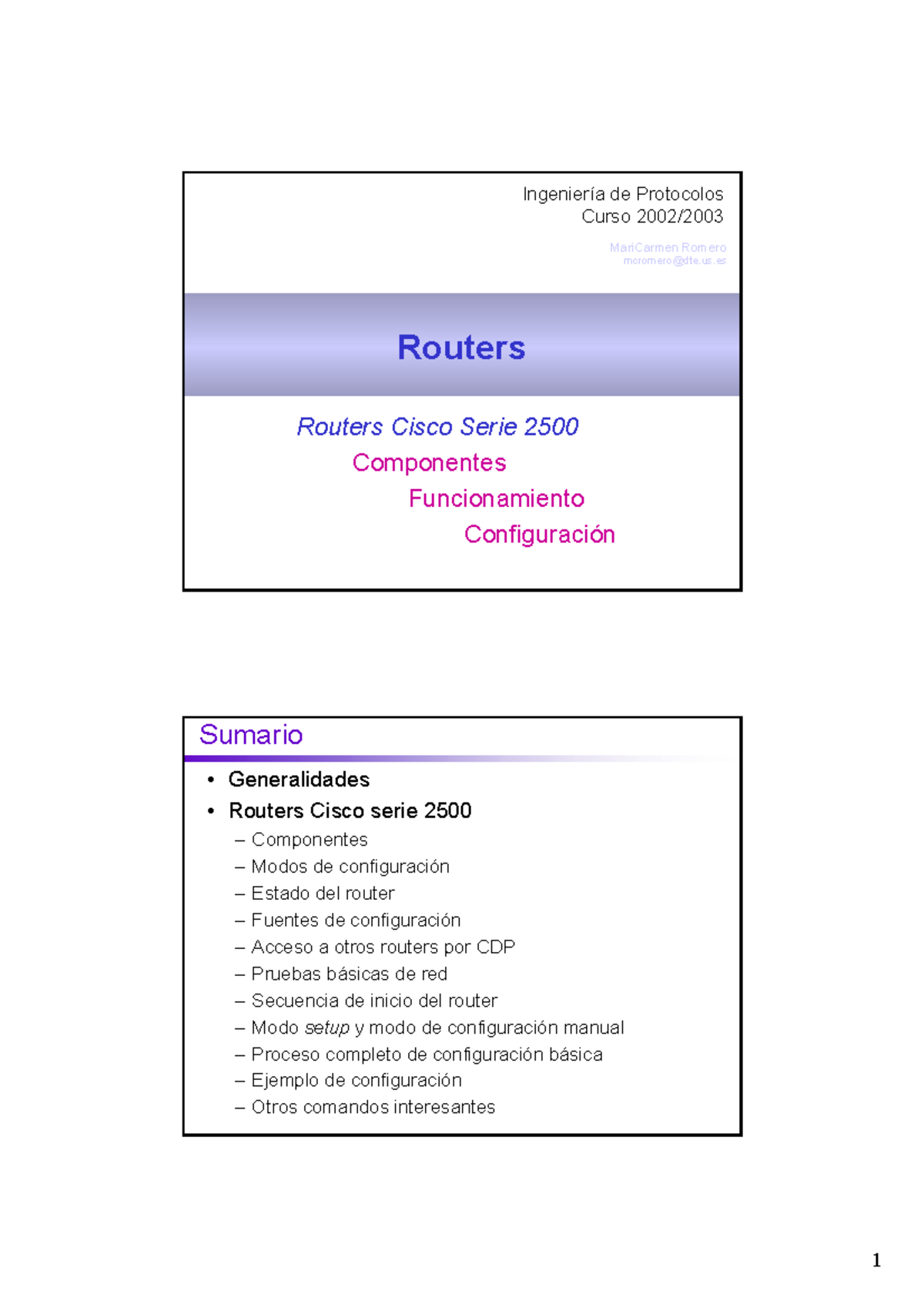 Manual-routers - ..... - Routers Routers Cisco Serie 2500 Componentes ...
