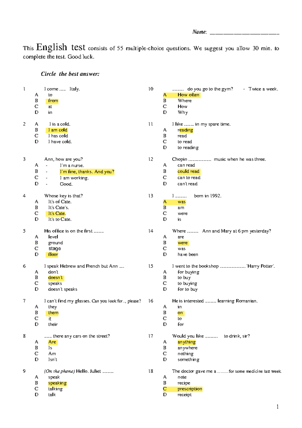 55-questions-test-preguntas-1-name-this