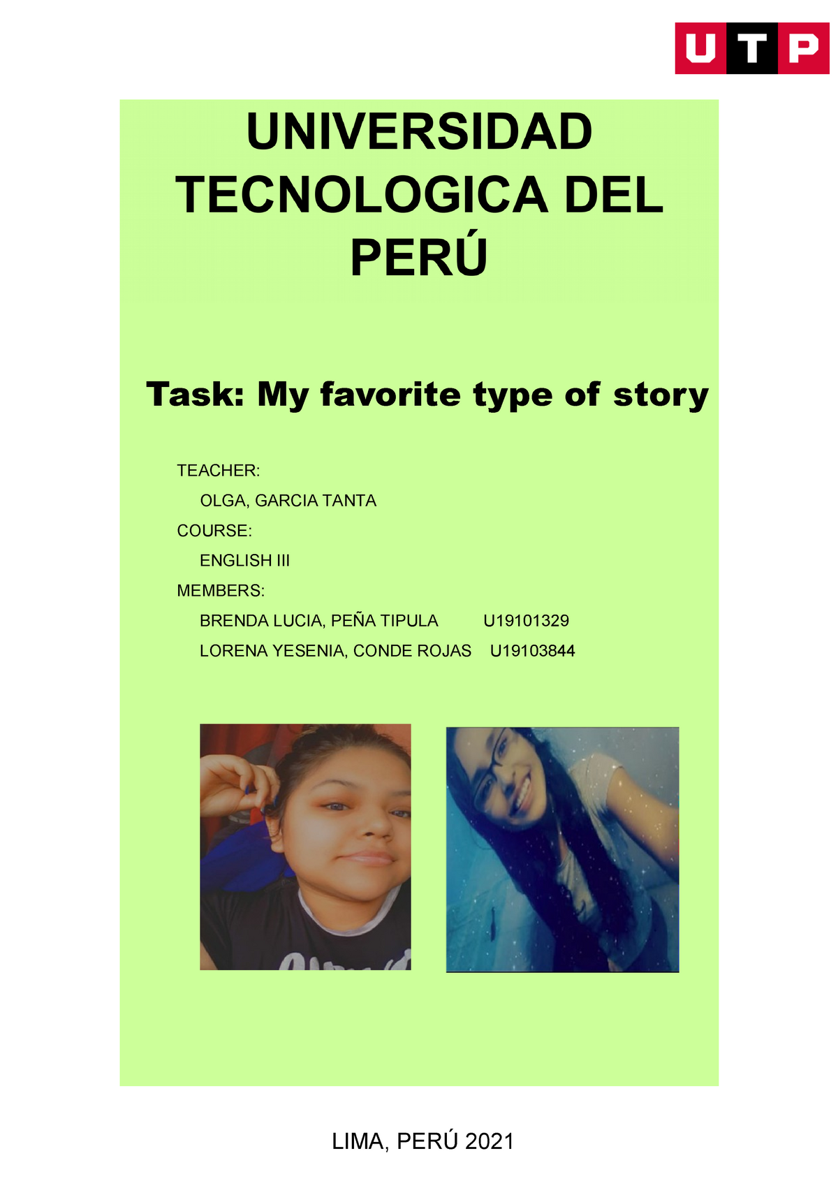 my-favorite-type-of-story-english-iii-teacher-olga-garcia-tanta