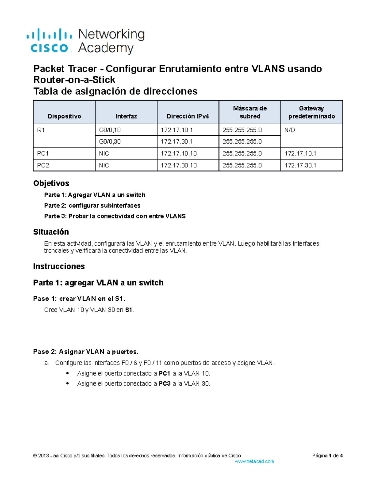 Configurar Routing ente VLAN - Router - Packet Tracer - Configurar ...