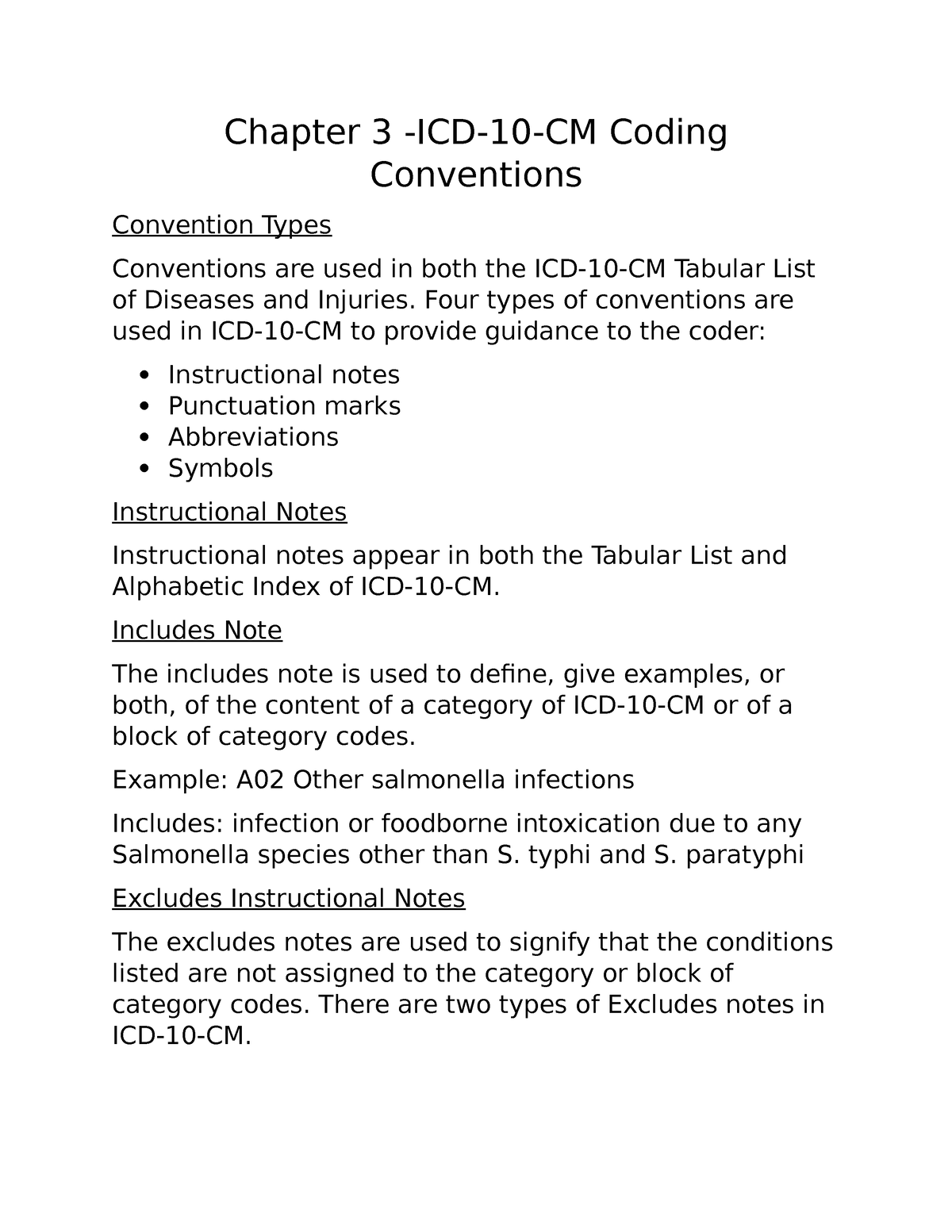Chapter 3 Icd 10 Cm Coding Conventions Chapter 3 Icd 10 Cm Coding Conventions Convention 8179