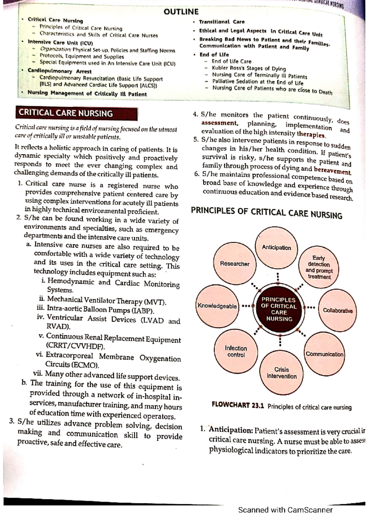 critical care nursing modules