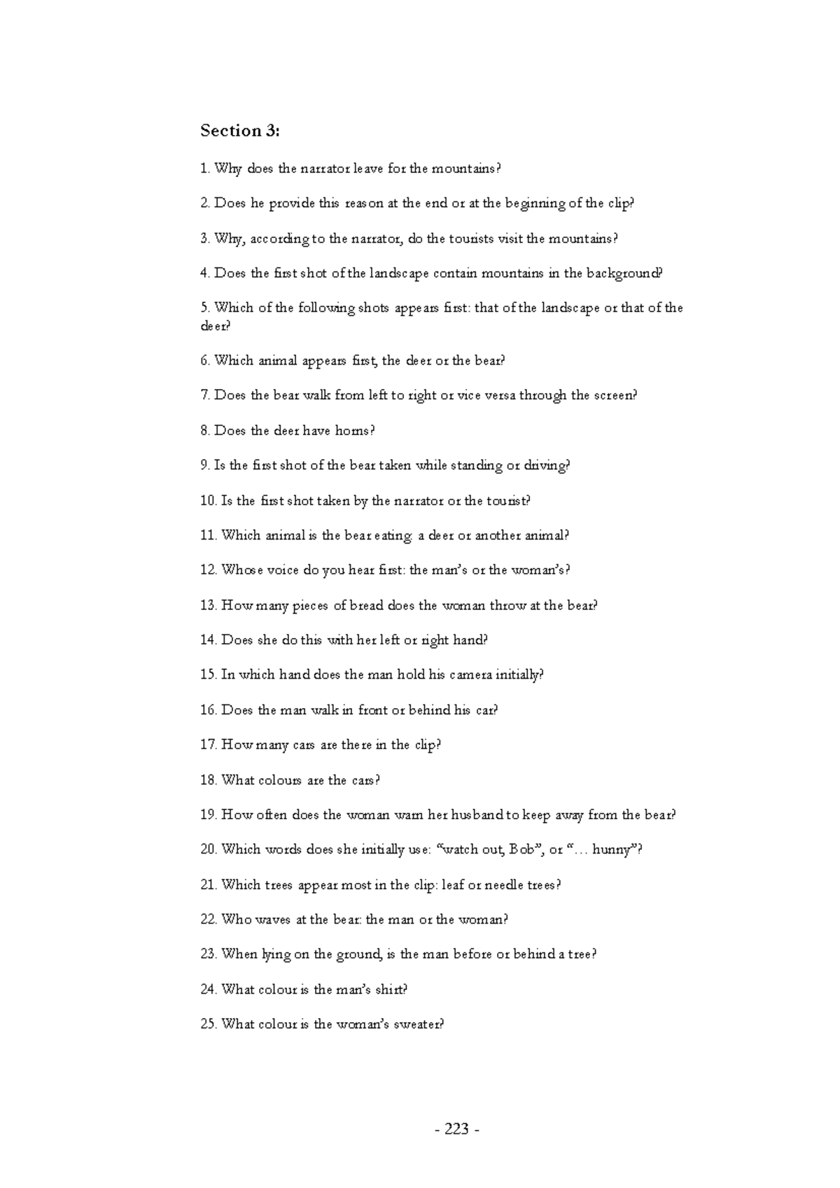 AN Investigation INTO THE ROLE OF Thought 2 34 223 Section 3 Why